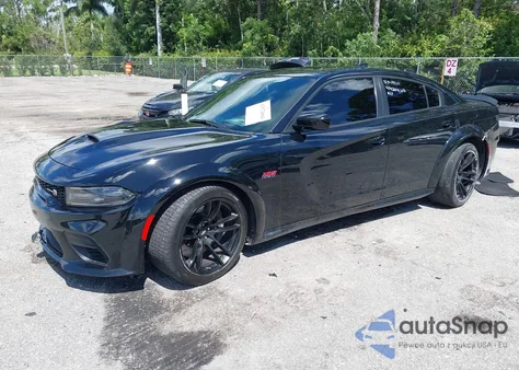 2021 Dodge Charger Scat Pack Widebody Rwd из США, поврежденный, VIN 2C3CDXGJ2MH584609